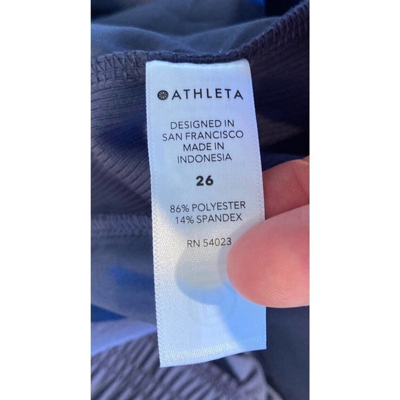 NWT Athleta Brooklyn Jogger Pants Size 26 Women’s Blue MSRP $98 - Picture 6 of 10